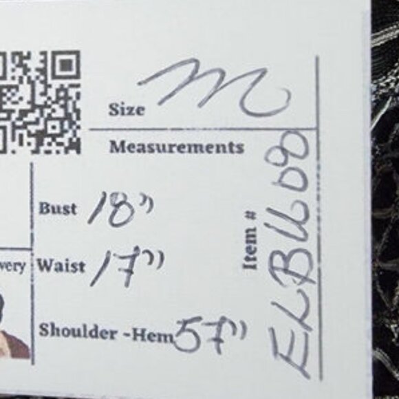 Black & Silver Long Gown Dress Size M - Picture 11 of 11